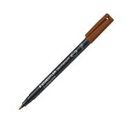 Pennarelli Lumocolor Staedtler 318 F marrone 10 pz