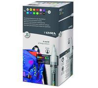 Pennarelli Lyra Graduate Mark All - 12 Colori Assortiti Punta Media