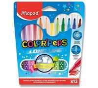 Pennarelli Maped Color'Peps Long Life, 12 pezzi