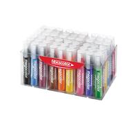 Fibracolor Megacolor multiscatola 50 pennarelli punta conica misura maxi superlavabili