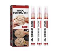 Pennarelli per incisioni su legno facili da usare per regali personalizzati - Confezione da 3 pennarelli rapidi con design a prova di perdite, crea insegne in legno personalizzate in pochi minuti