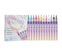 Pennarelli Per Unghie | 12 Pezzi Liner Per Arte Con Asciugatura Rapida E Antismarginatura,Penne Per Arte Con Smalto Gel - Per Ragazze Donne Adulti e Principianti per Pittura Unghie Tela Artigianato Sa