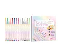 Pennarelli Per Unghie Marcatori Per Manicure A 12 Colori Per Pittura E