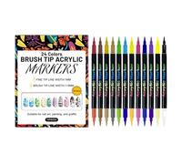 Pennarelli Per Unghie - Penne Per Decorazioni Per Unghie A Doppia Estremità Da 12 Pezzi | Penna Per Punte Per Ungh ie Per Principianti Professionisti Donne Ragazze Signore Home Salon Studenti D'arte