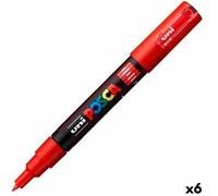 Pennarelli POSCA PC-1M Rosso [6 Unità]