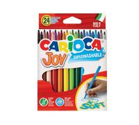 Pennarelli Joy - punta 2,6mm - colori assortiti - lavabili - Carioca - scatola 24 pezzi Quantita min. 1