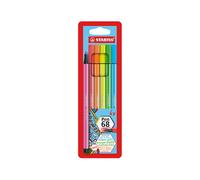 Pennarelli STABILO 6806-1 point 68 Neon Set 6 Colori Assortiti