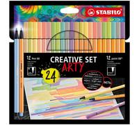 Pennarelli STABILO Creative Set ARTY 24 pezzi multicolori