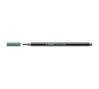 Pennarelli Stabilo Pen 68 metallic 1 mm verde metallizzato - 68/836