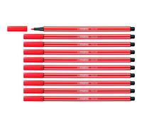Pennarelli Stabilo Pen 68 Rosso [10 Pezzi]