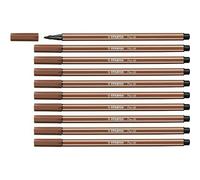 Pennarelli Stabilo Pen 68 Sanguina Marrone [10 Pezzi]