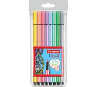 Pennarelli Stabilo Pen 68 tratto 1 mm conf. 8 colori assortiti Pastel EO68/8-01