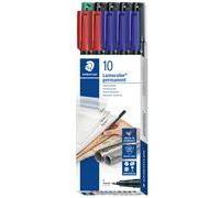Pennarelli STAEDTLER Lumocolor F, Wf, colore. 10 pezzi 0,6 mm multicolori NEW