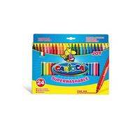 Pennarelli Joy - punta 2,6mm - colori assortiti - lavabili - Carioca - scatola 24 pezzi Quantita min. 1