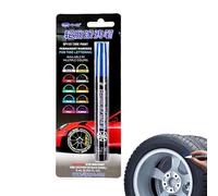 Pennarello a gesso - Pennarello per pneumatici | 3 mm impermeabile per pneumatici auto penna colorata vernice per pneumatici, pennarello permanente per pneumatici auto, penna ritocco con inchiostro