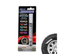 Pennarello a gesso - Pennarello per pneumatici | 3 mm impermeabile per pneumatici auto penna colorata vernice per pneumatici, pennarello permanente per pneumatici auto, penna ritocco con inchiostro