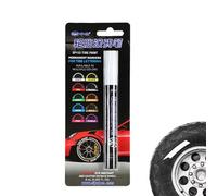 Pennarello a gesso - Pennarello per pneumatici | 3 mm impermeabile per pneumatici auto penna colorata vernice per pneumatici, pennarello permanente per pneumatici auto, penna ritocco con inchiostro