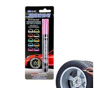 Pennarello a gesso - Pennarello per pneumatici | 3 mm impermeabile per pneumatici auto penna colorata vernice per pneumatici, pennarello permanente per pneumatici auto, penna ritocco con inchiostro
