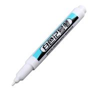 Pennarello a punta lunga per penna in metallo, 2,5 mm/1,0 mm/0,7 mm, inchiostro acrilico ad asciugatura rapida, impermeabile, per rocce, vetro, ceramica, artigianato fai da te (1 mm)