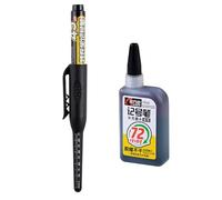 Pennarello a testa lunga con scala nera rossore blu punta da falegname con punta da 45 mm per la lavorazione del legno marcatura penna per la lavorazione del legno