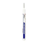 Pennarello a testa lunga per la lavorazione del legno, pennarello preciso con inchiostro da 8 ml, strumento di marcatura versatile per interni ed esterni (bianco, taglia unica)