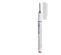 Pennarello a testa lunga, punta estesa da 20 mm per marcatura di fori profondi, inchiostro a base di olio per legno, metallo, vetro, bagno e installazione di mobili (confezione da 12)