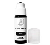 Pennarello Acrilico 18mm Largo - Penne da Graffiti Impermeabili | Marcatore Permanente Punta Grossa | 60ml Mop Pen con Controllo a Pressione, Vernice per Bricolage su Tela, Legno, Vetro & Metallo