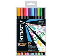 Pennarello Bic Intensity Fine CEL1011727 Punta Ultrafine 0,4 mm 10 Colori Vivaci