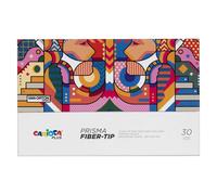 Carioca Astuccio Pennarelli Prisma 45208 – punta 3,7 mm – 30 pezzi – colori assortiti