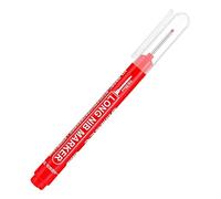 Pennarello Carpenter - pennarello lungo Nib, Deep Hole Ink - pennarello ad asciugatura rapida con testa lunga, strumento di marcatura di precisione per imprenditori, appaltatori e compartimento per la
