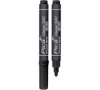 Pennarello Classic 520 a 46 Pica Nero Punta Tonda 10 Pezzi