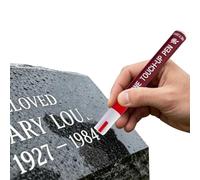 Pennarello Commemorativo Da Lapidi | Pennarelli a Vernice per Pietra Punta 3mm Coprente Impermeabile - Pennarelli Per Lapidi E Pietre Tombali - Per Vetro, Marmo, Pietra, Legno, Disegno, Scrittura E Ri