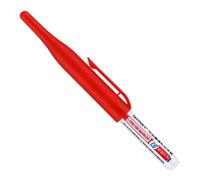 Pennarello Deep Fori - Long NIB Marker Pen | Penna Marker Plotter | Strumenti Machinisti Marcatori Da Carpentiere Da 32 Mm | Marcatori In Metallo Per Acciaio | Porta Profonda Impermeabile P