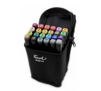 Pennarello doppia punta 262 colori set variegati astuccio con cerniera