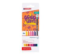 Pennarello Edding 1200 Pack 6 Multicolore Punta Tonda 0.5 mm