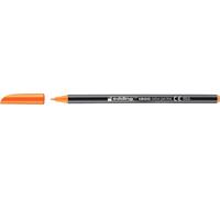 Pennarello Edding 1200 - Punta tonda - Linea 1mm - Inchiostro a base d acqua - Colore arancione neon