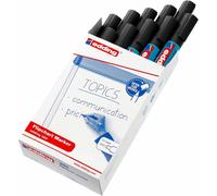 Pennarello Edding 380 Flipchart Nero (10 Unità ) NEW