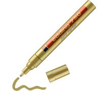 Marcatore permanente a vernice 750 - punta da 2,0 a 4,0mm - oro - Edding