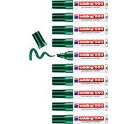 Pennarello edding marcatore permanente 500 verde punta smussata 7 mm