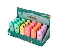 Pennarello evidenziatore imaginovo leiderpapel fluorescente safari glow pastello animali espositore da 24 pezzi
