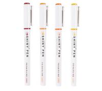 Pennarello evidenziatore - versatile e scintillante, sicuro inodore e scintillante, strumenti di studio, per la scrittura colorata | Set di cancelleria brillante per appunti, disegni e