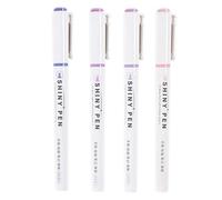 Pennarello evidenziatore - versatile e scintillante, sicuro inodore e scintillante, strumenti di studio, per la scrittura colorata | Set di cancelleria brillante per appunti, disegni e