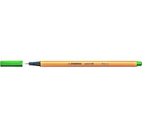 Pennarello Fine Stabilo Point 88 Punta Fibra - Filo 0,4 mm - Inchiostro a Base Acqua - Colore Verde