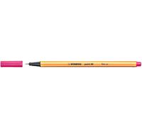 Pennarello Fine Stabilo Point 88 Punta Fibra - Linea 0,4 mm - Incisione a base acqua - Colore rosa