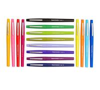 Pennarello Flair Nylon - colori tropical - Papermate - astuccio 16 pezzi