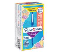 Pennarello Flair Nylon - punta 1,10 mm - blu - Papermate - conf. 30 + 6 pezzi