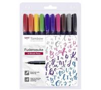 Pennarello Fudenosuke pennarello 10 colori