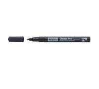 PENTEL Lotto di 3 pennarelli Permanent N50S, corpo in alluminio, punta fine, colore: Nero