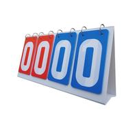 Pennarello - Indicatore di risultati da tavolo impermeabile a 4 cifre, contatore portatile, tracciatore manuale del punto sportivo, pannello numerico, risultato del gioco | pallavolo da badminton