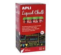 Pennarello liquido chalk punta rotonda 5,5 mm verde 12 pz.
